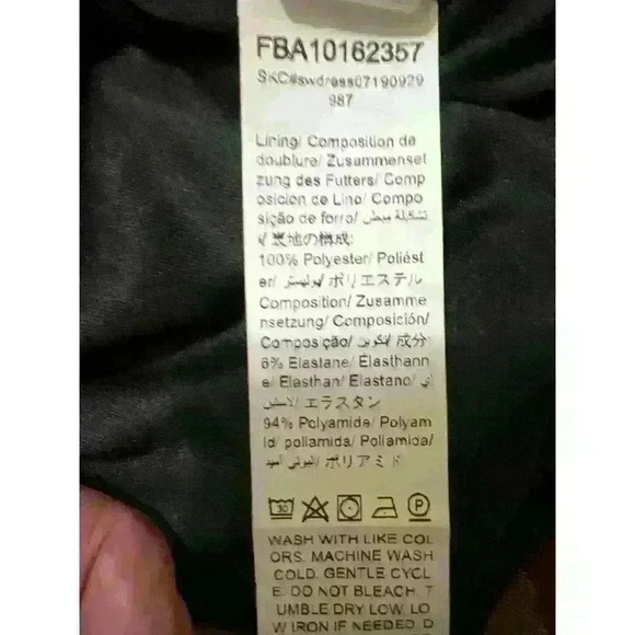 Wdirara Black Ruched Square Neck Long Sleeve Mini Dress NWT Size L - Picture 13 of 13